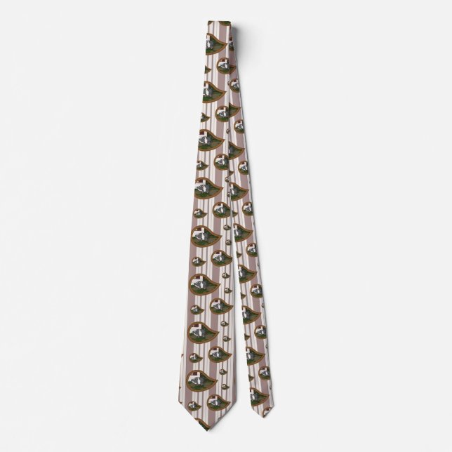 Gravata masculina porco Basil (Frente)