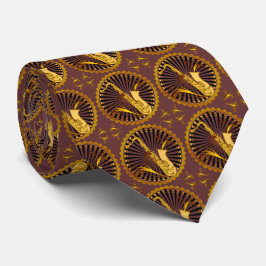 Gravata masculina redemoinhos de Saxofone