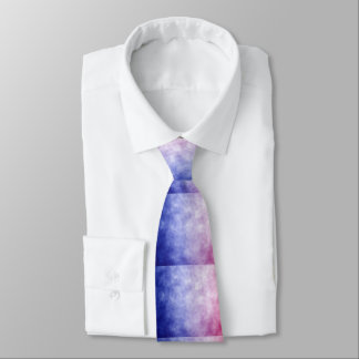 Gravata masculina vermelha e azul para o pescoço