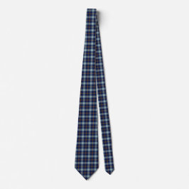 Gravata masculina xadrez azul e marrom
