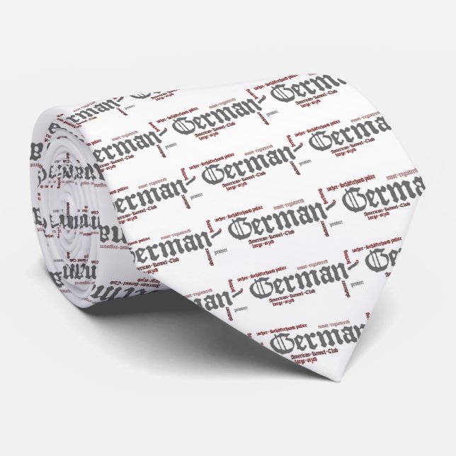 Gravata mashup de german shepherd (Rolled)