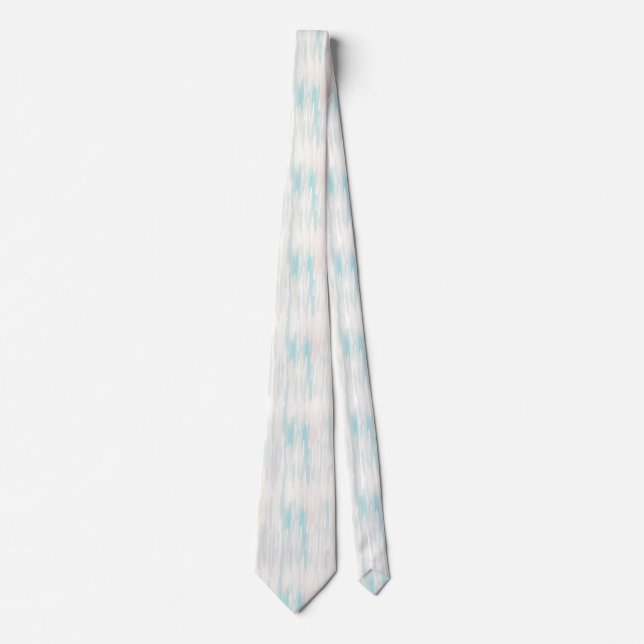 Gravata Matizes em cascata: Aquarela em Blues e Blush (Frente)