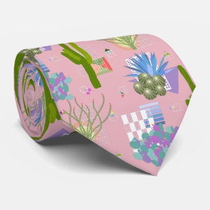 Gravata Meio século Paisagem Moderna do Deserto l Qualque