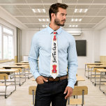 Gravata Melhor cadeira de chá Engraçado professor obrigado<br><div class="desc">Coloque um sorriso na cara com esta melhor cadeira de chá, professor engraçado, obrigado de trocadilho, sua gravata no pescoço! - Basta clicar para personalizar este design 🔥 As minhas promessas - Este design tem elementos desenhados à mão únicos (desenhado pela minha mão!) - Foi concebido tendo em mente 🙏...</div>