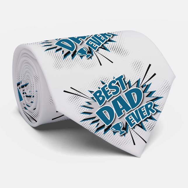 Gravata Melhor Pai Nunca (Rolled)