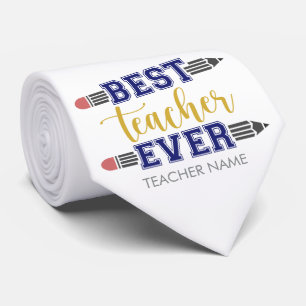Gravata Melhor Professora Personalizada De Todos Os tempos