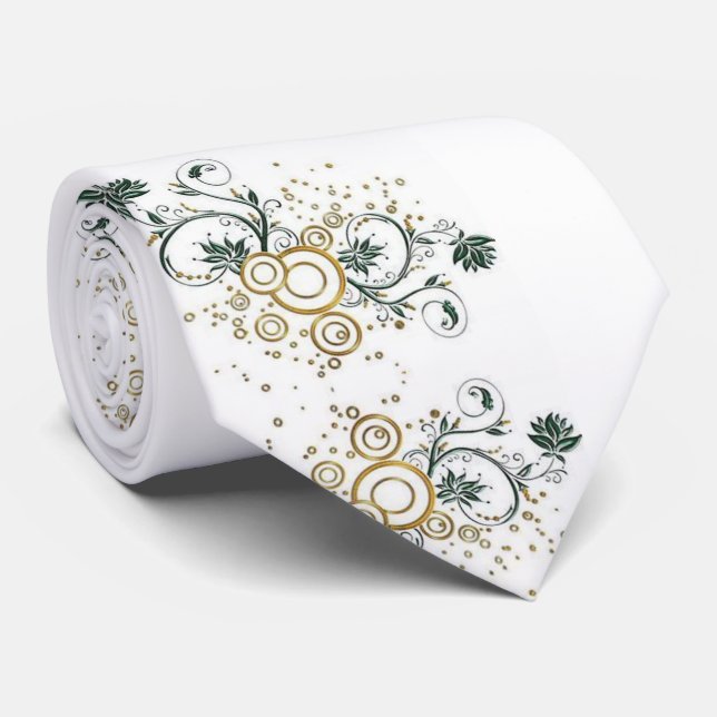Gravata Men Designer Floral (Rolled)