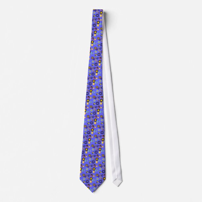 GRAVATA MENS FASHION TIE - MOGEN DAVID - ESTRELAS DE DAVID (Frente)