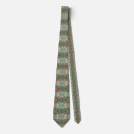Gravata Mens Tie com design de folha Gingko