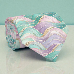 Gravata Mermaid Glam Cores Pastel