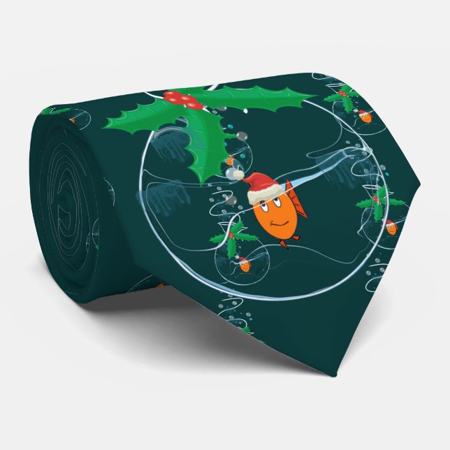 Gravata Meu Peixe de Animais de Companhia - Personalizado (Rolled)