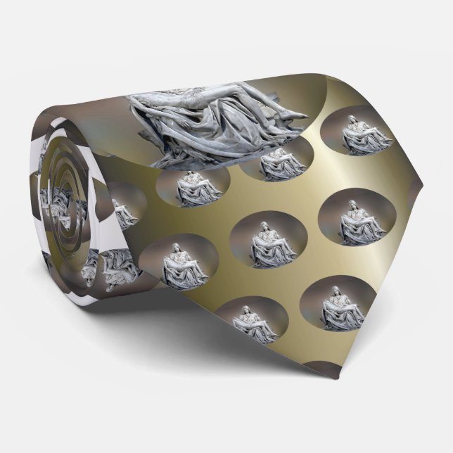 Gravata Michelangelo - o Pieta (Rolled)