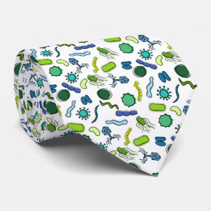 Gravata Microbiologia - Cor em Branco