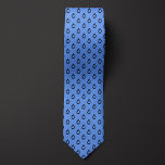 Gravata Microscópio Cornflower Blue Science<br><div class="desc">Um colar de padrão distinto de microscópio para entusiasta da ciência,  cientista,  professor de ciência ou outros nerd interessados no mundo microscópico. Certifique-se de verificar nossas meias correspondentes que apresentam o mesmo padrão exclusivo</div>