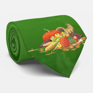 Gravata Milo Cornucopia - Ação de Graças verde