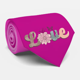 Gravata Milo Dale Love Flower Purple Men's Necktie