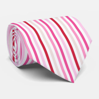Gravata Milo Dale Pink Strited Men's Namorados Necktie