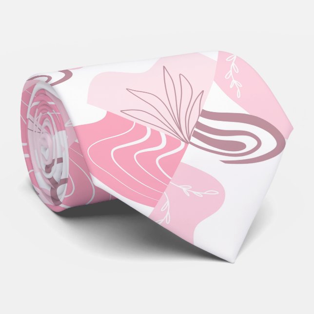 Gravata Minimalista Estampada (Rolled)