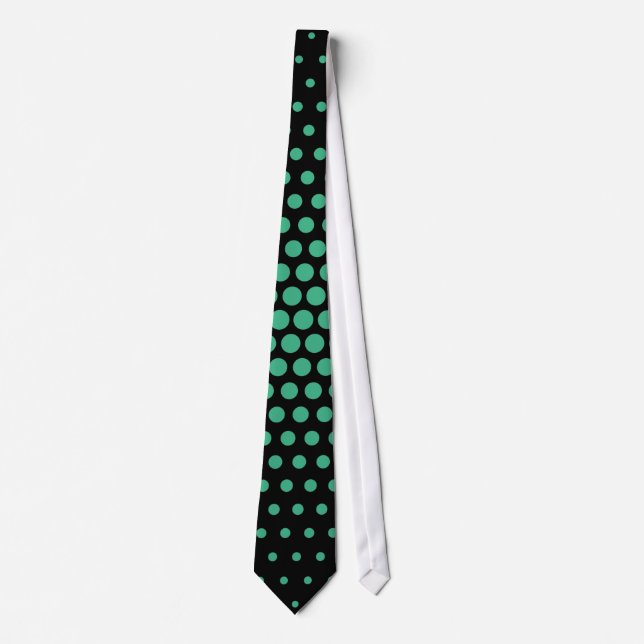 Gravata Mint Techno Dots Modern Black (Frente)