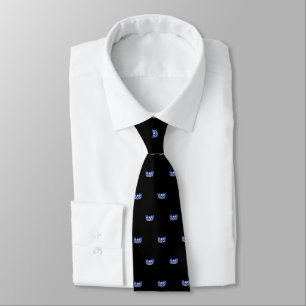 Gravata Miss EUA Blue Crown & Black Men's Tie