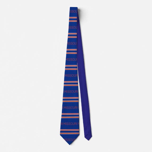 Gravata Missouri Patterted Striped Tie (Frente)