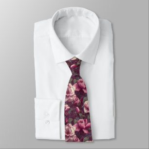 Gravata Moda Masculina Chic Gardenias
