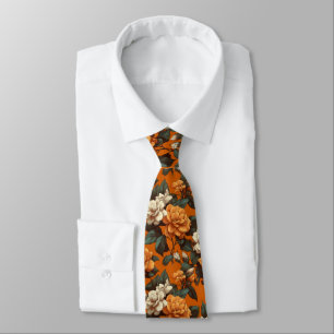 Gravata Moda Masculina Clássica Gardenias