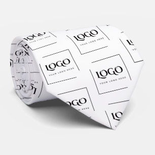 Gravata Modelo de logotipo personalizado elegante