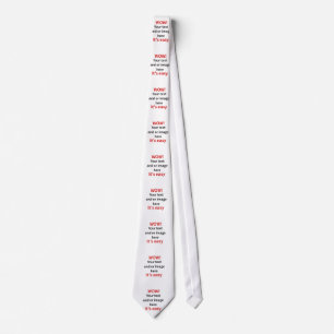 Gravata Modelo personalizável faça o seu