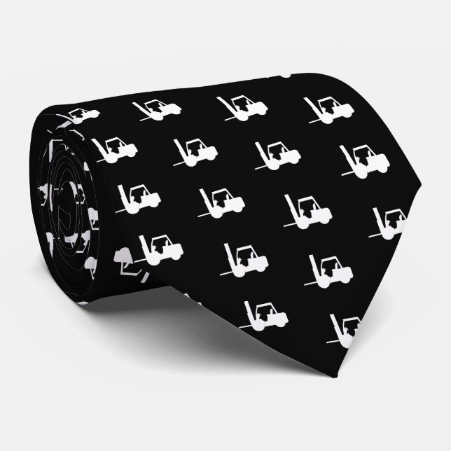 Gravata Modern Trendy Forklevanty preto (Rolled)