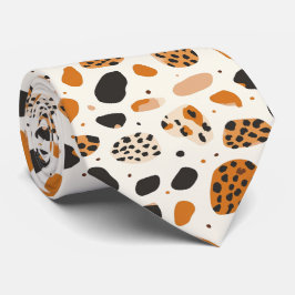 Gravata moderna e colorida do pescoço de impressão