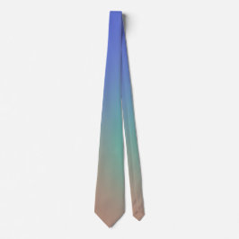 Gravata Moderna Minimalista com Gradiente de Azul