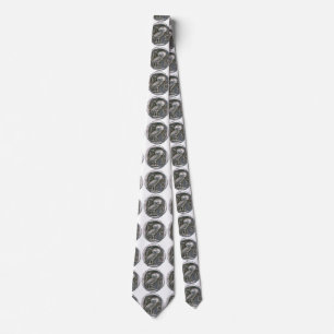 Gravata Moeda grega ANTIQUE OWL