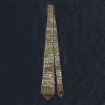 Gravata Monet French Bridge Art Tie<br><div class="desc">Pintura do mosteiro monet - Esta pintura impressionista da Ponte Japonesa em Giverney France é feita pelo famoso artista Claude Monet,  pintada em 1899. Mostra uma passarela japonesa sobre um lago de lírio d'água.</div>