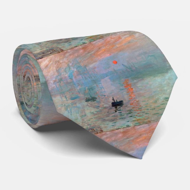 Gravata Monet, "Impressão, ascensão ネ ク タ イ (Rolled)