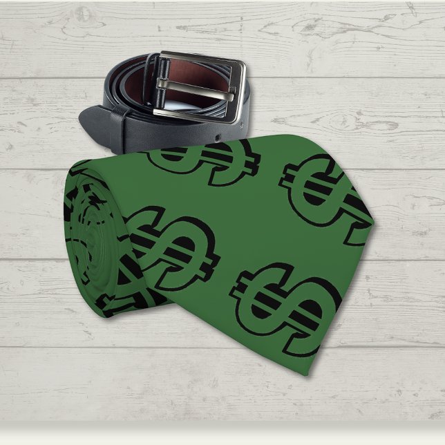 Gravata Money Sinal Neck Tie (Criador carregado)