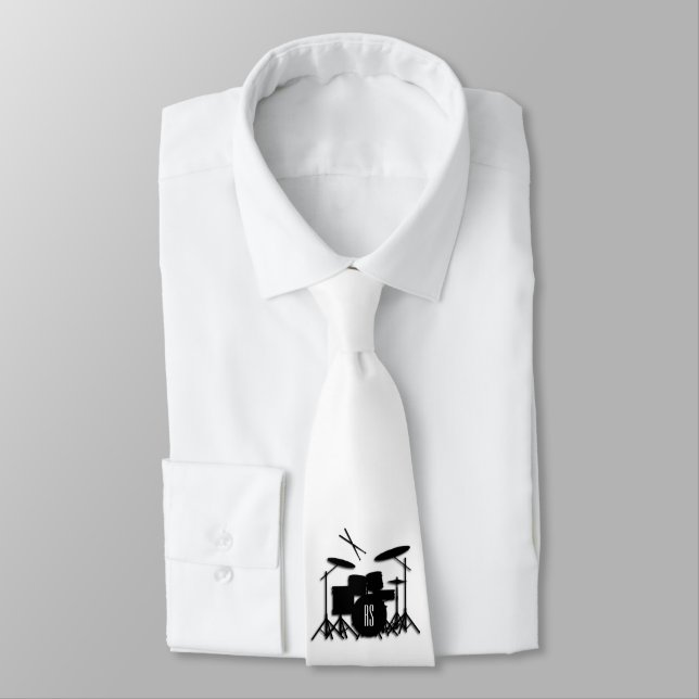 Gravata Monogram Drum Set (Amarrado)