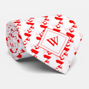 Gravata Monograma da Escritura Cristã do CANADÁ