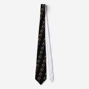 Gravata Monograma Dourado - mercadorias com iniciais O
