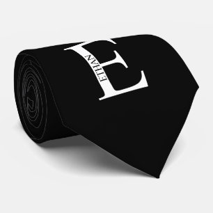 Gravata Monograma Personalizado e Tipo de Nome