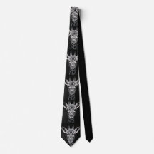 Monotone Giraffe tie design