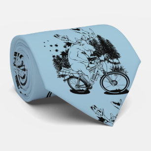 Gravata Moose numa bicicleta de moto