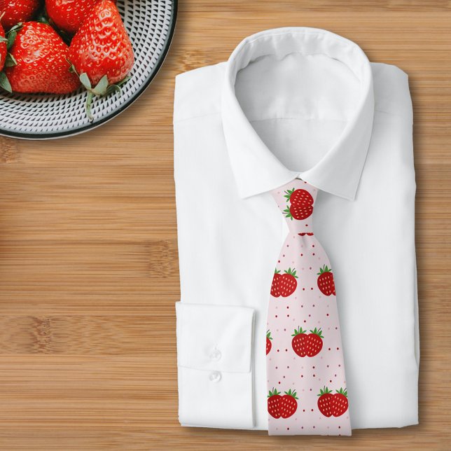 Gravata Morango (Strawberry Neck Tie)
