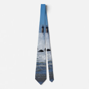 Gravata Morris Lighthouse Splash Neck Tie