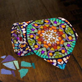 Gravata Mosaico da ilusão - Carnaval de pontos de discussã