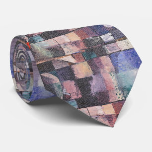 Gravata Mosaico Klee – Geometria Suave