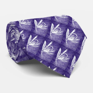 Gravata "Mosca Molhada Roxa"