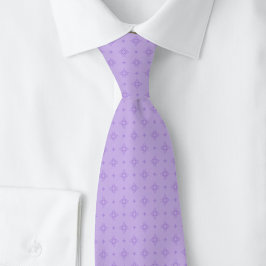 Gravata Motivo Tribal Lavanda
