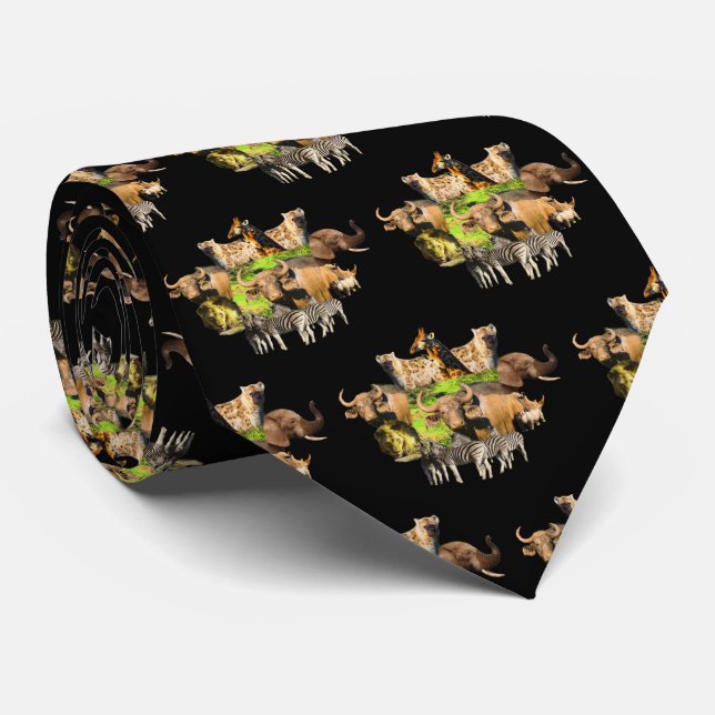 Gravata Muddy Buffalo Willife Frame Neck Tie (Rolled)