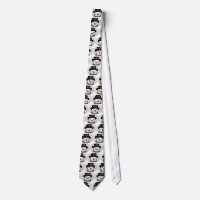 Gravata Muito Bonito Tie Snowman (Frente)